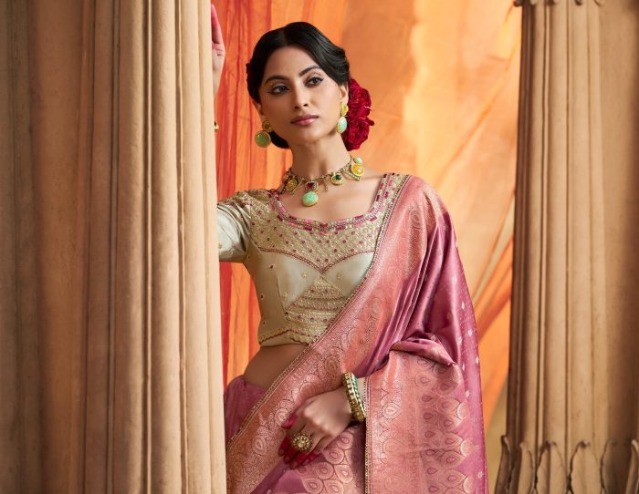 Wedding Wear Saree - Image 3
