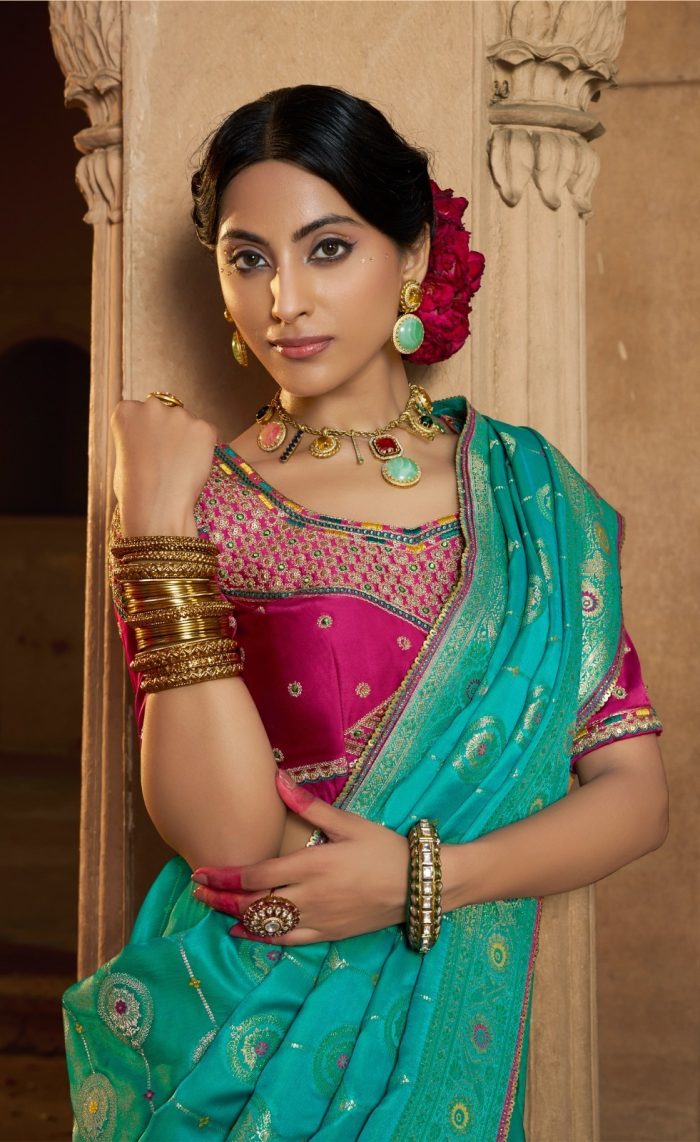 Party Wear Saree - Image 3