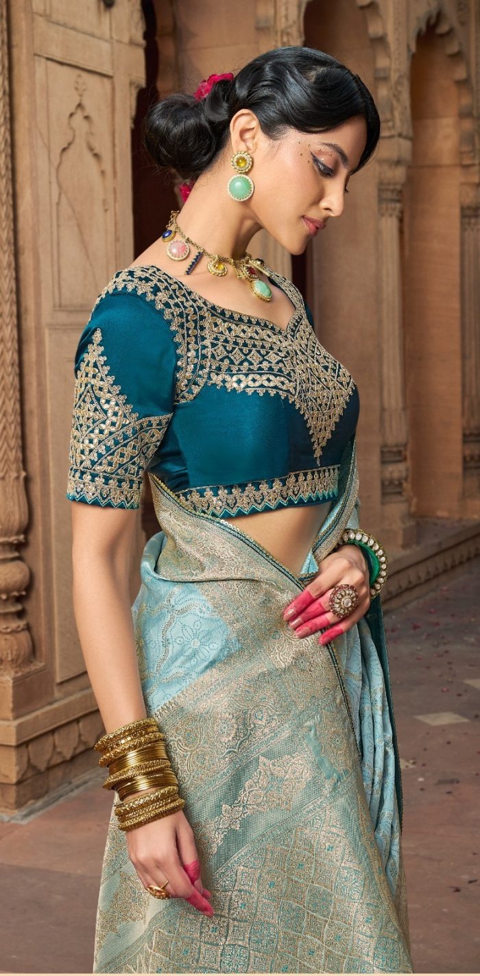 Party Wear Saree - Image 3