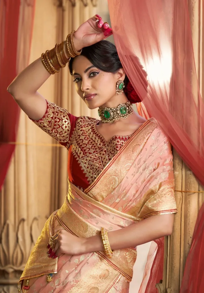 Wedding Wear Saree - Image 2