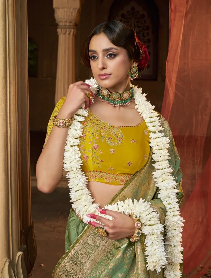 Wedding Wear Saree - Image 2