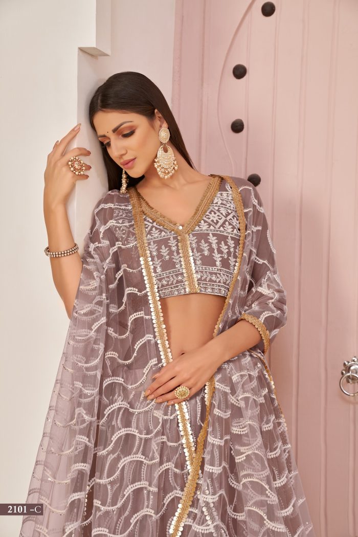 Butterfly Net Lehenga Choli - Image 3