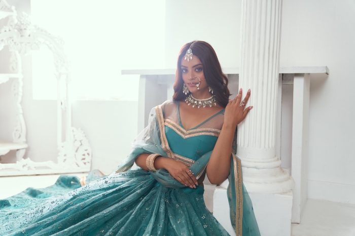 Rama Green Lehenga Choli - Image 5