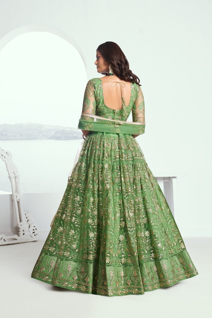 Pista Green Lehenga Choli - Image 5