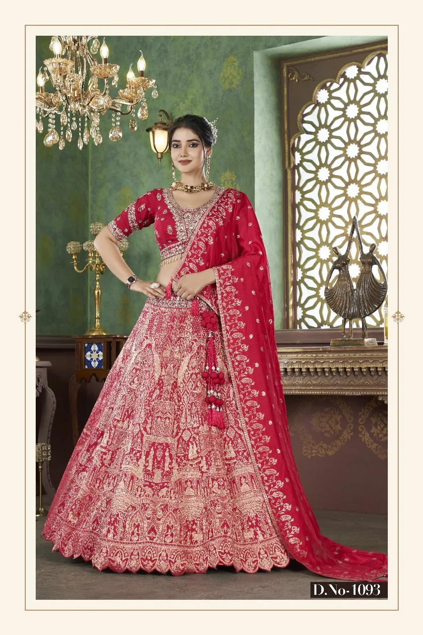 Sea Green Bridal Lehenga - Image 4