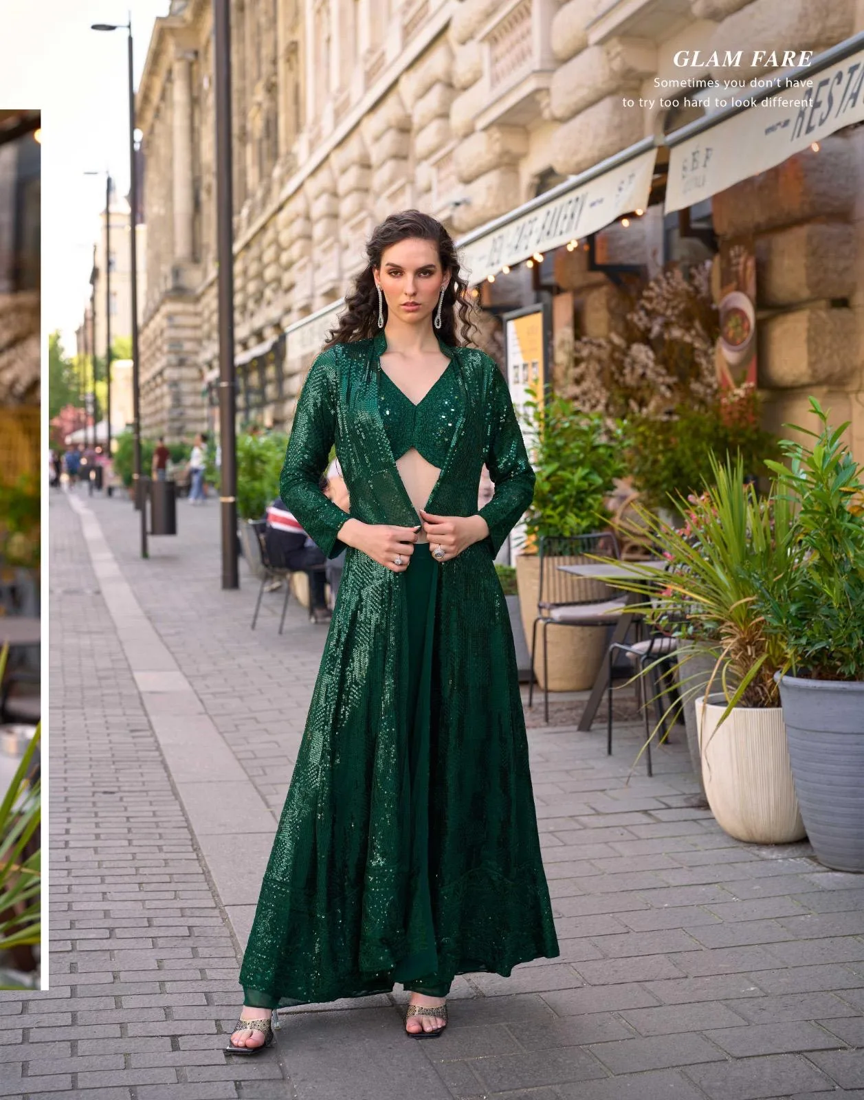 designer rubal georgette suit, party wear georgette suit, wedding wear suit for women, embroidered georgette suit, sequin georgette suit, festive suit collection.