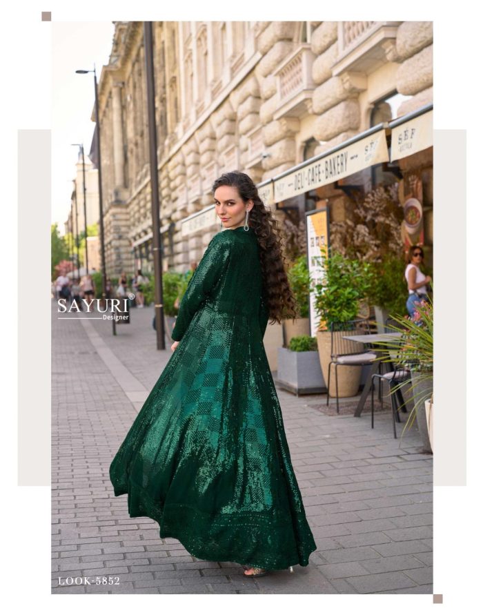 designer rubal georgette suit, party wear georgette suit, wedding wear suit for women, embroidered georgette suit, sequin georgette suit, festive suit collection.